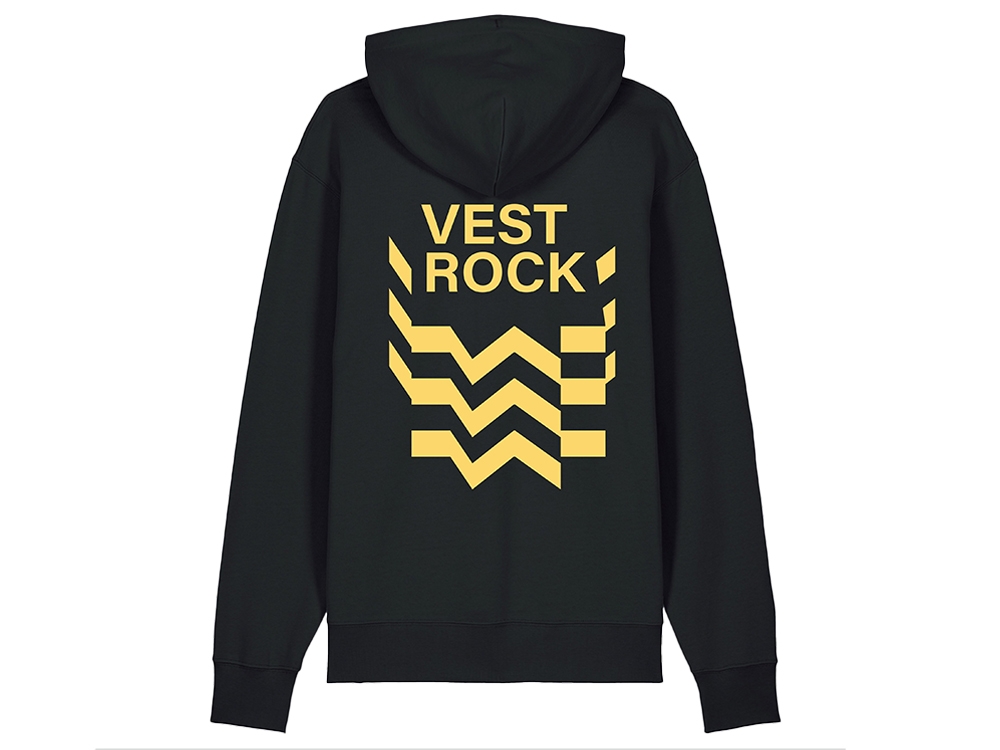 Festival hoodie Zwart