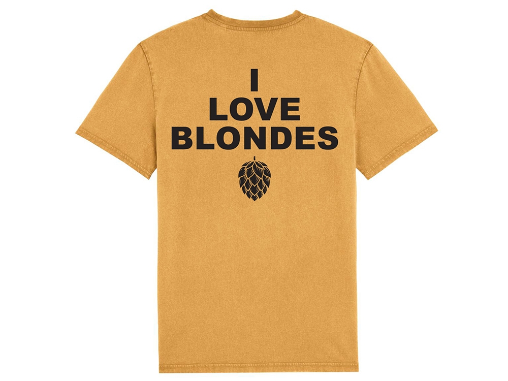 Vestrock Blond t-shirt Vintage okergeel