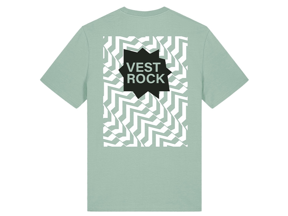 Festival t-shirt Mintgroen