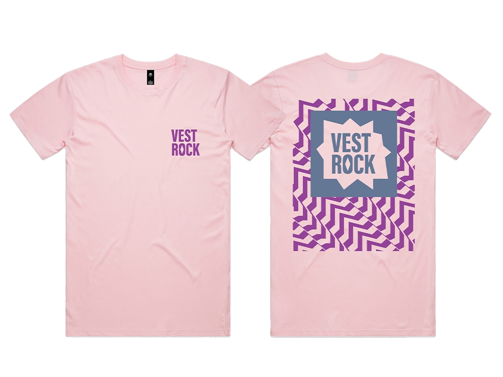 Festival T-shirt 2026 Roze
